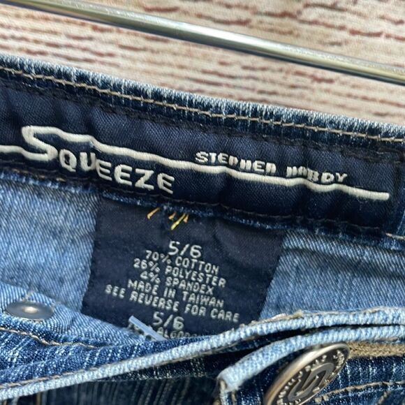 VINTAGE SQUEEZE BY STEPHEN HARDY DENIM SKIRT - Picture 4 of 5